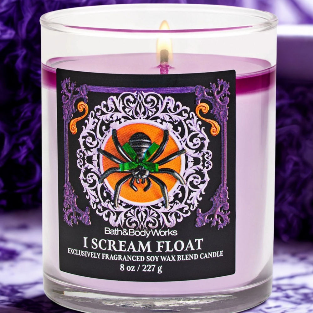 Bath & Body Works “I Scream Float” Halloween Candle (Single-Wick)